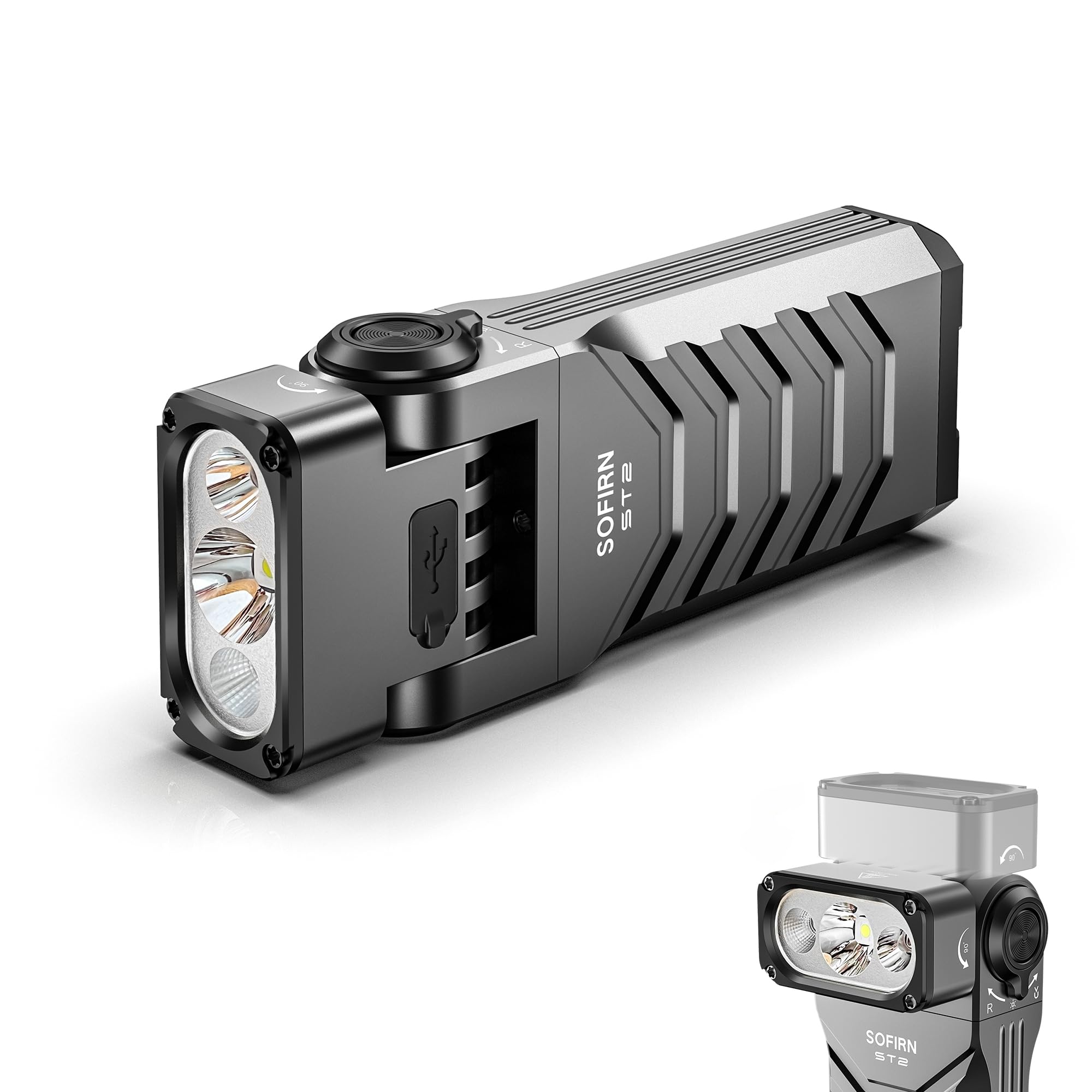 ​【極美品】Sofirn ST2 多機能フラッシュライト 3000LM Amazon.co.jp: Sofirn ST2 懐中電灯 LED 強力 3000ルーメン 3in1 多